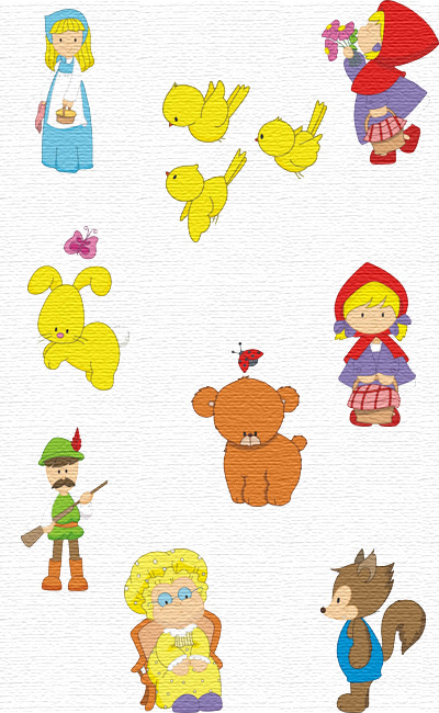 Little Red Cap embroidery designs