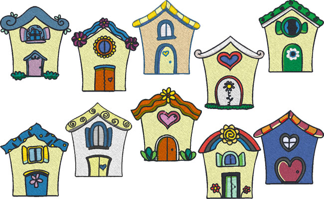 House embroidery designs
